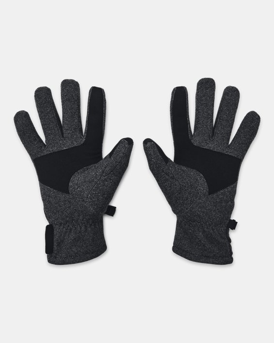 Kids' ColdGear® Infrared Fleece Gloves, Gray, pdpMainDesktop image number 1